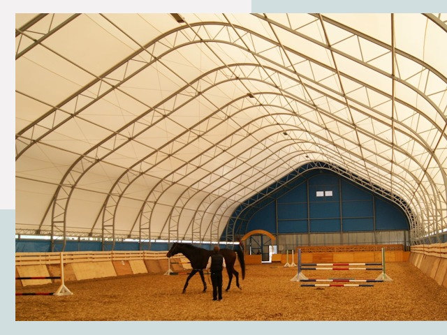 Строительство конных манежей в Туле