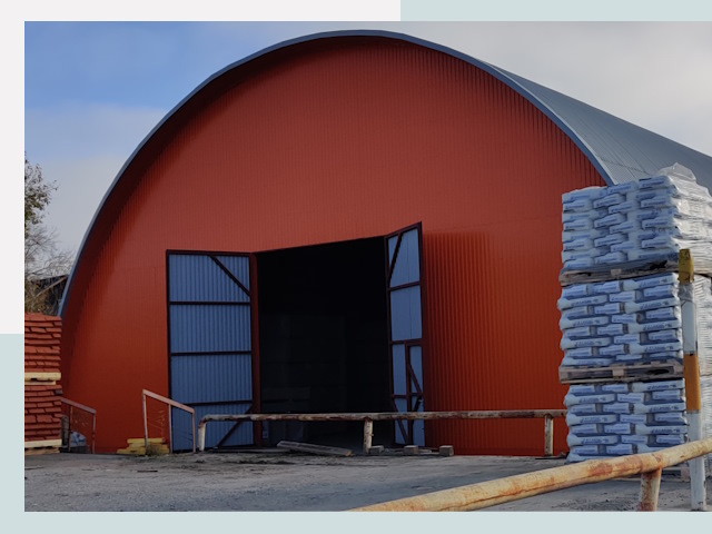 Полукруглые ангары по цене от 610 руб. в Тула