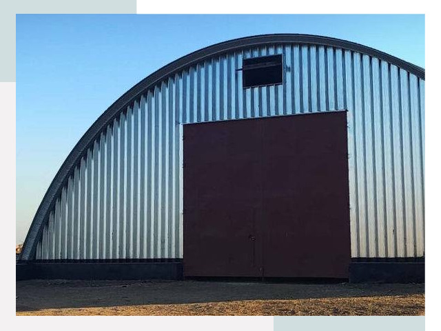 Бескаркасные ангары в Туле