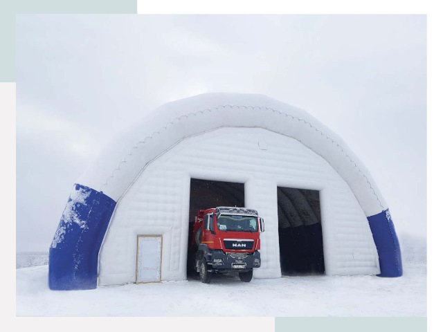 Мобильные ангары в Туле