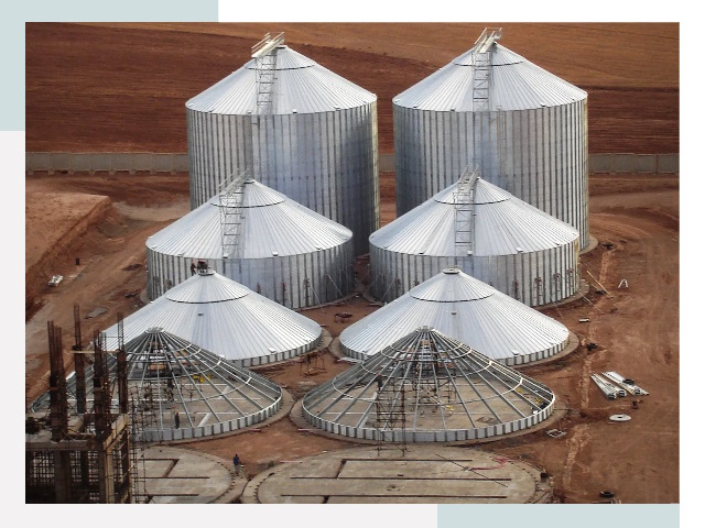 Строительство зерновых силосов в Туле