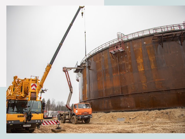 Монтаж резервуаров в Туле от 610 руб. за м³