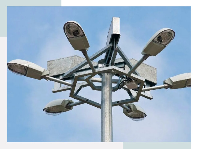 Монтаж осветительных мачт в Туле