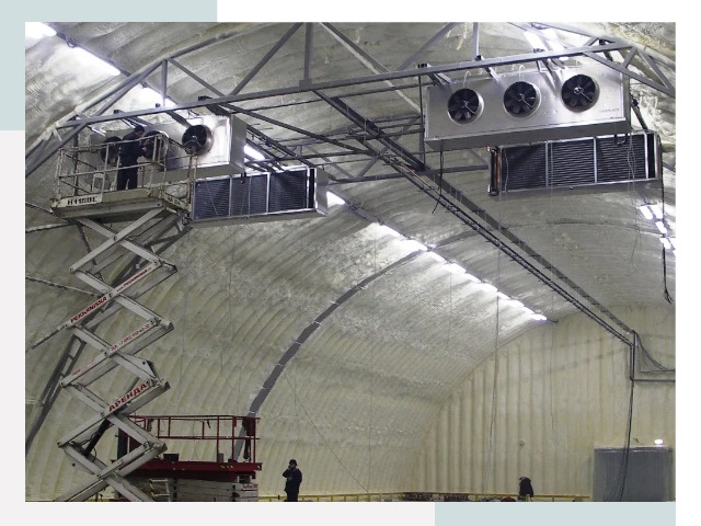 Оснащение ангаров в Туле