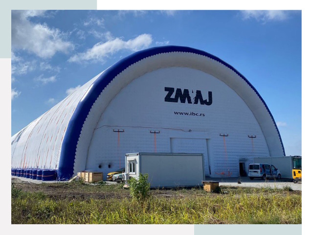 Брендирование ангаров в Туле