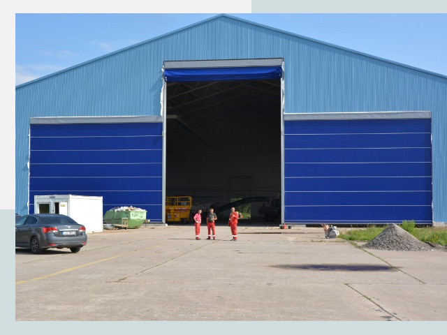 Ангарные ворота в Тула от СтальСтрой-Тул по цене 610 руб.