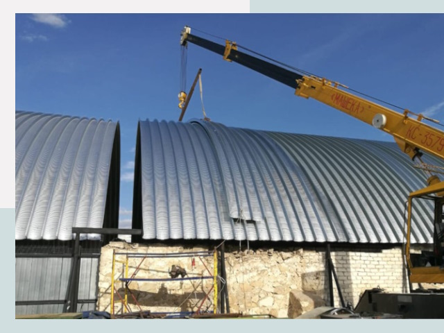 Реконструкция ангаров в Туле от 610 руб.